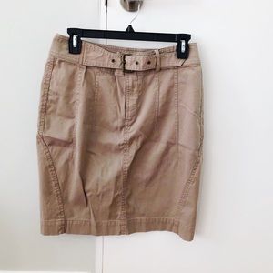 Club Monaco stretch twill belted skirt - Size 4